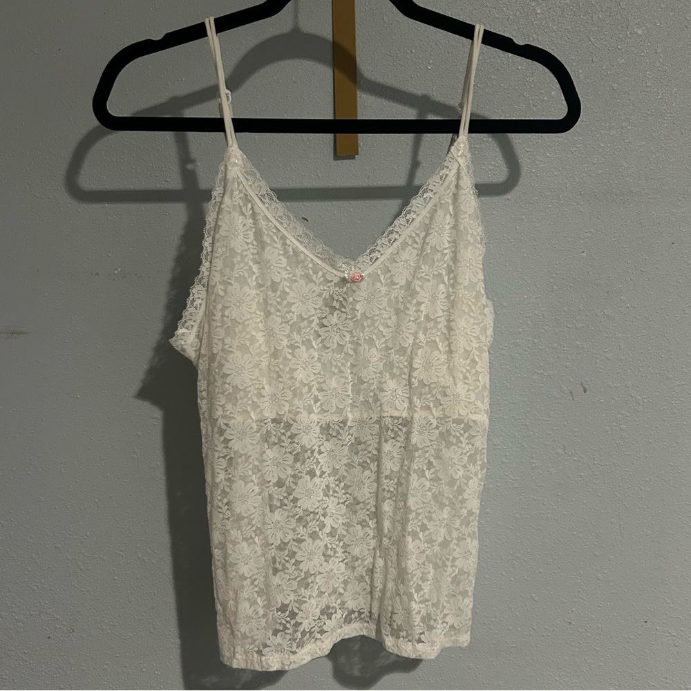 Secret Treasures white Lace Lingerie